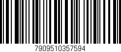 Código de barras (EAN, GTIN, SKU, ISBN): '7909510357594'