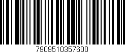 Código de barras (EAN, GTIN, SKU, ISBN): '7909510357600'