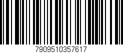 Código de barras (EAN, GTIN, SKU, ISBN): '7909510357617'