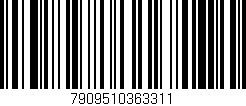 Código de barras (EAN, GTIN, SKU, ISBN): '7909510363311'