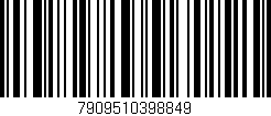 Código de barras (EAN, GTIN, SKU, ISBN): '7909510398849'