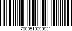 Código de barras (EAN, GTIN, SKU, ISBN): '7909510398931'
