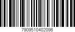 Código de barras (EAN, GTIN, SKU, ISBN): '7909510402096'