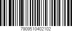 Código de barras (EAN, GTIN, SKU, ISBN): '7909510402102'