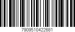 Código de barras (EAN, GTIN, SKU, ISBN): '7909510422681'