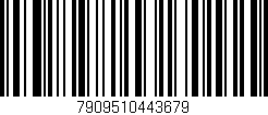 Código de barras (EAN, GTIN, SKU, ISBN): '7909510443679'