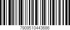 Código de barras (EAN, GTIN, SKU, ISBN): '7909510443686'