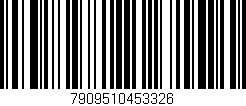 Código de barras (EAN, GTIN, SKU, ISBN): '7909510453326'