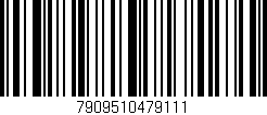 Código de barras (EAN, GTIN, SKU, ISBN): '7909510479111'
