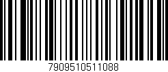 Código de barras (EAN, GTIN, SKU, ISBN): '7909510511088'