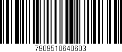 Código de barras (EAN, GTIN, SKU, ISBN): '7909510640603'