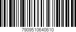 Código de barras (EAN, GTIN, SKU, ISBN): '7909510640610'