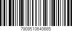 Código de barras (EAN, GTIN, SKU, ISBN): '7909510640665'