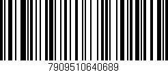 Código de barras (EAN, GTIN, SKU, ISBN): '7909510640689'