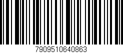 Código de barras (EAN, GTIN, SKU, ISBN): '7909510640863'