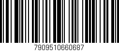 Código de barras (EAN, GTIN, SKU, ISBN): '7909510660687'