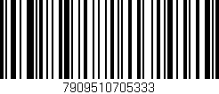 Código de barras (EAN, GTIN, SKU, ISBN): '7909510705333'