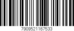 Código de barras (EAN, GTIN, SKU, ISBN): '7909521167533'