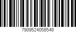 Código de barras (EAN, GTIN, SKU, ISBN): '7909524058548'