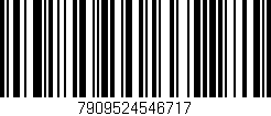 Código de barras (EAN, GTIN, SKU, ISBN): '7909524546717'