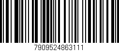 Código de barras (EAN, GTIN, SKU, ISBN): '7909524863111'