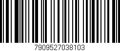 Código de barras (EAN, GTIN, SKU, ISBN): '7909527038103'