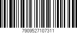 Código de barras (EAN, GTIN, SKU, ISBN): '7909527107311'