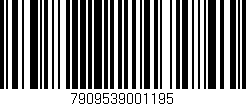 Código de barras (EAN, GTIN, SKU, ISBN): '7909539001195'