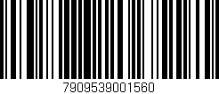 Código de barras (EAN, GTIN, SKU, ISBN): '7909539001560'