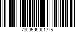 Código de barras (EAN, GTIN, SKU, ISBN): '7909539001775'