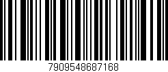 Código de barras (EAN, GTIN, SKU, ISBN): '7909548687168'