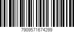 Código de barras (EAN, GTIN, SKU, ISBN): '7909571674289'