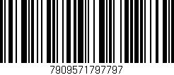Código de barras (EAN, GTIN, SKU, ISBN): '7909571797797'
