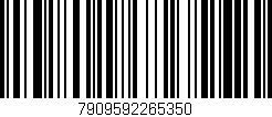 Código de barras (EAN, GTIN, SKU, ISBN): '7909592265350'