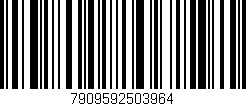 Código de barras (EAN, GTIN, SKU, ISBN): '7909592503964'