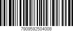Código de barras (EAN, GTIN, SKU, ISBN): '7909592504008'