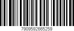 Código de barras (EAN, GTIN, SKU, ISBN): '7909592665259'