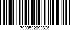 Código de barras (EAN, GTIN, SKU, ISBN): '7909592898626'