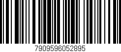 Código de barras (EAN, GTIN, SKU, ISBN): '7909596052895'