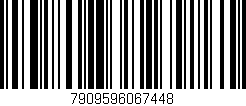 Código de barras (EAN, GTIN, SKU, ISBN): '7909596067448'