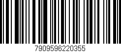 Código de barras (EAN, GTIN, SKU, ISBN): '7909596220355'