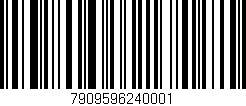 Código de barras (EAN, GTIN, SKU, ISBN): '7909596240001'