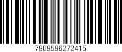 Código de barras (EAN, GTIN, SKU, ISBN): '7909596272415'