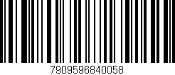 Código de barras (EAN, GTIN, SKU, ISBN): '7909596840058'