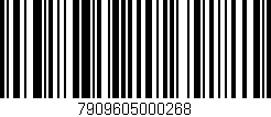 Código de barras (EAN, GTIN, SKU, ISBN): '7909605000268'