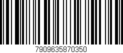Código de barras (EAN, GTIN, SKU, ISBN): '7909635870350'