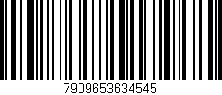 Código de barras (EAN, GTIN, SKU, ISBN): '7909653634545'