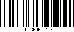 Código de barras (EAN, GTIN, SKU, ISBN): '7909653640447'