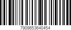 Código de barras (EAN, GTIN, SKU, ISBN): '7909653640454'