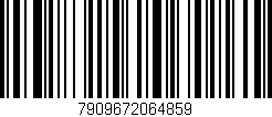 Código de barras (EAN, GTIN, SKU, ISBN): '7909672064859'